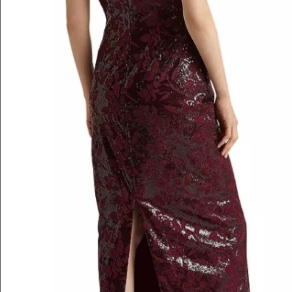 Ralph Lauren full sequin column evening gown - Picture 4 of 6